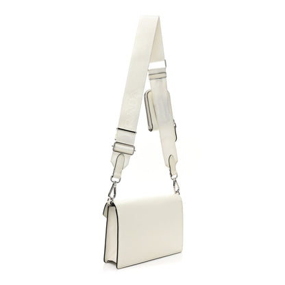 Prada Saffiano City Calfskin Mini Envelope Bag White 2 of 8