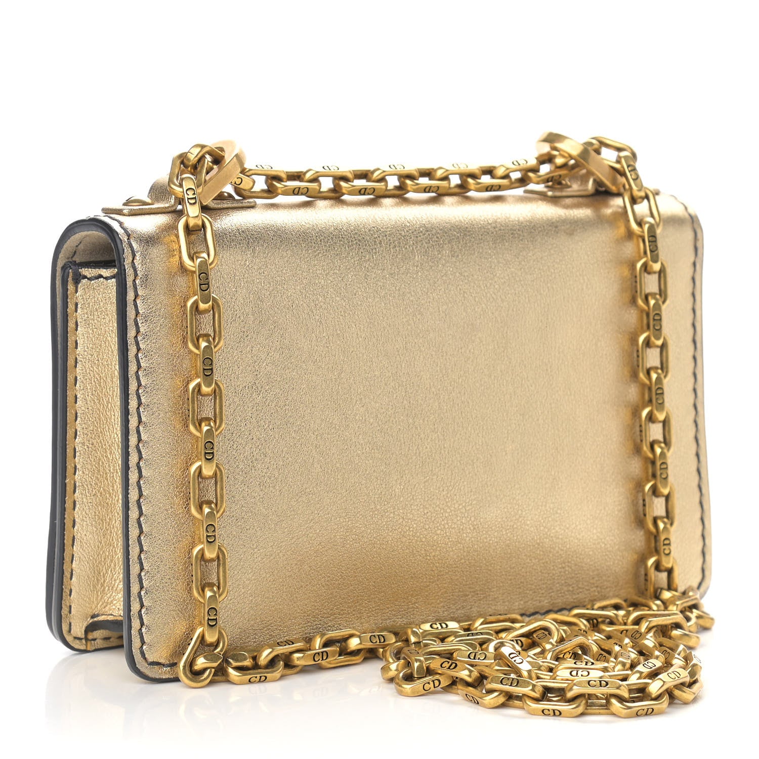 Christian Dior Metallic Calfskin J'Adior Chain Flap Bag 3 of 10