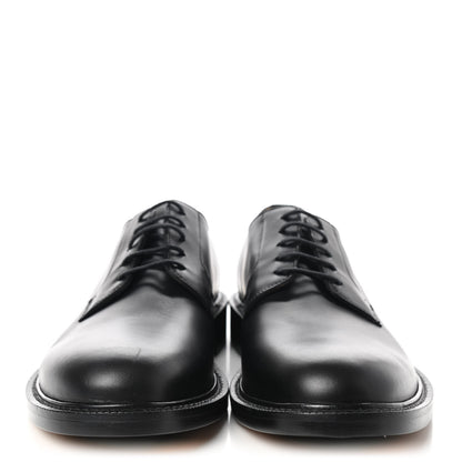 Valentino Garavani Calfskin Mens Derby Shoes 43 Black 2 of 10