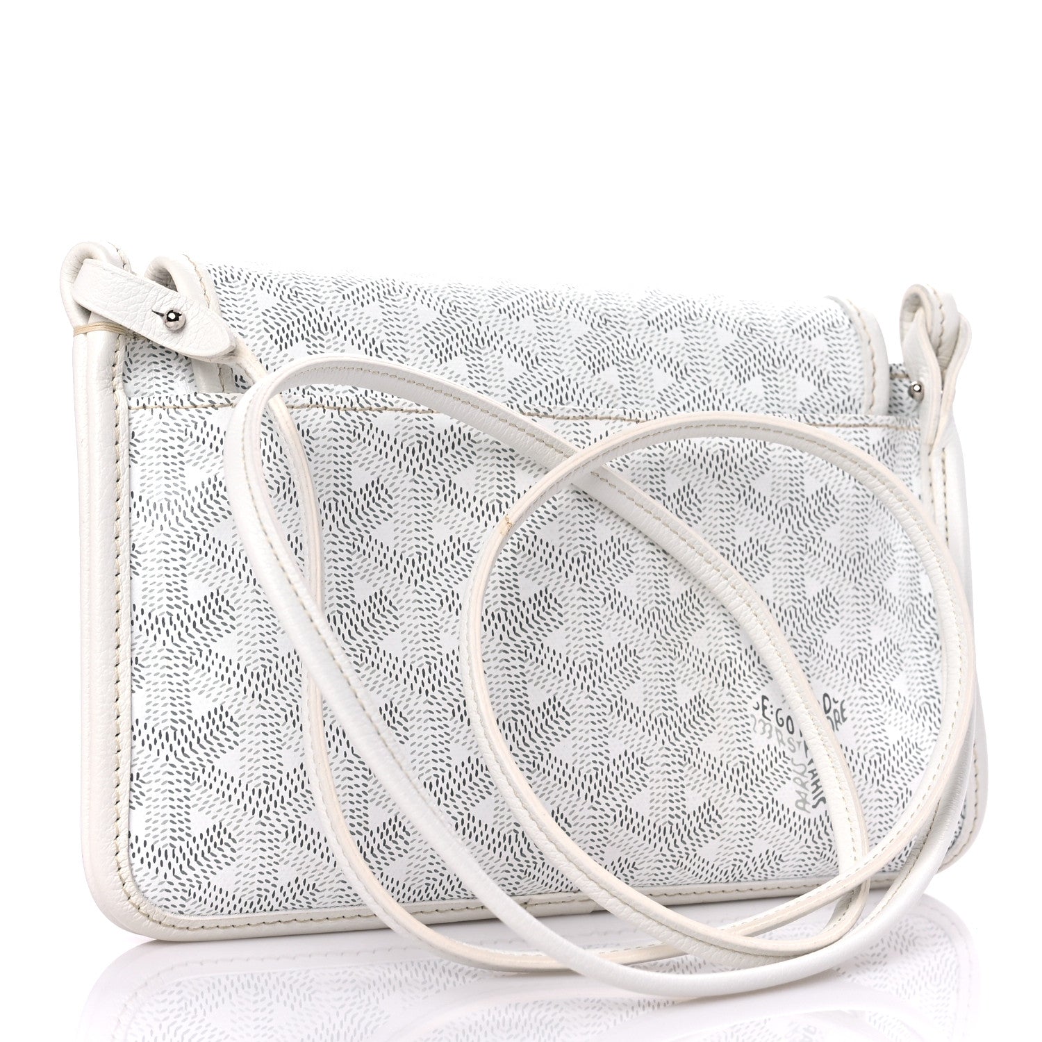 Goyard Goyardine Plumet Wallet Clutch White 3 of 13
