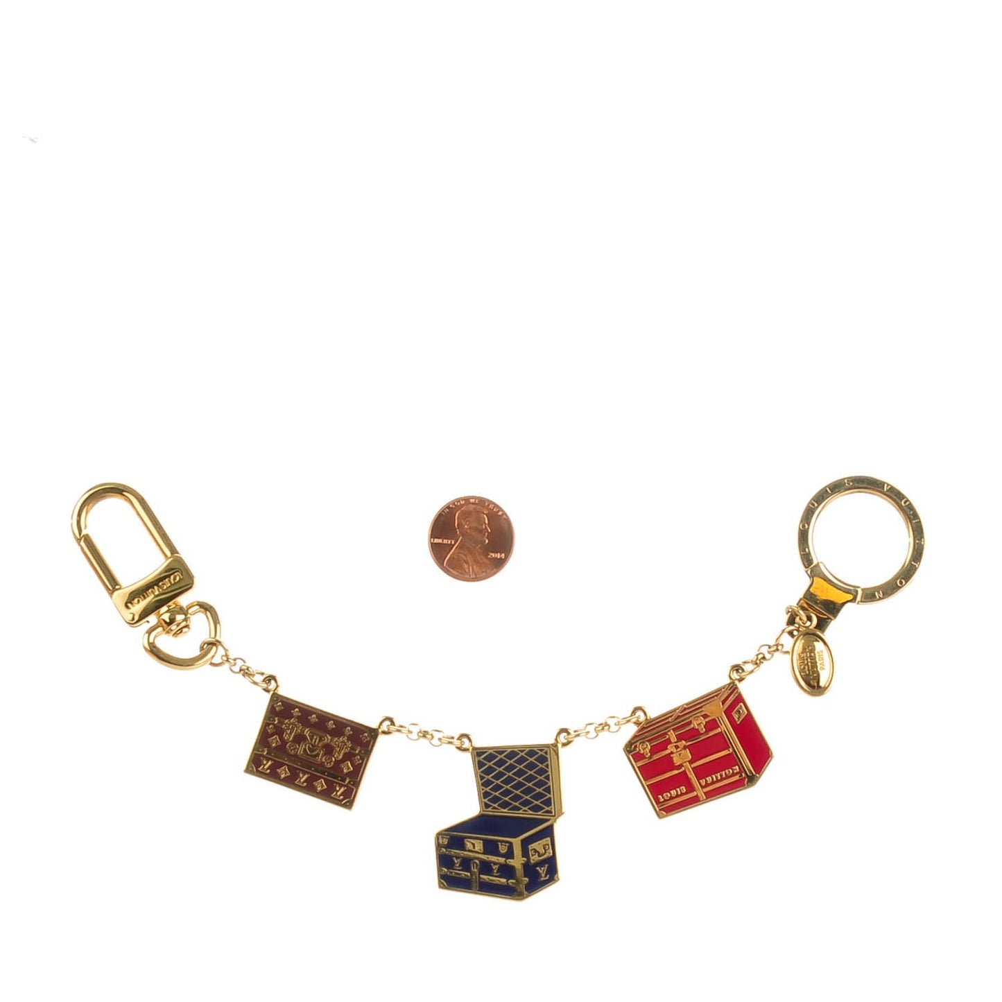 Porte Cles Malle Chaine Keychain