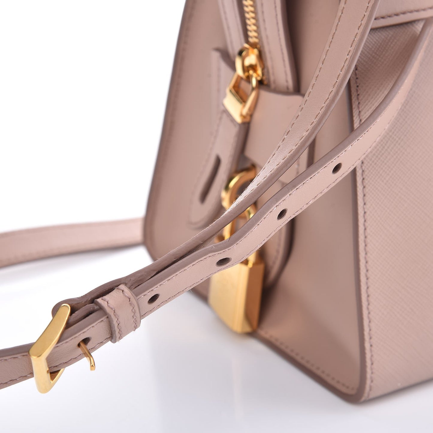 Saffiano City Calf Small Esplanade Tote Cipria