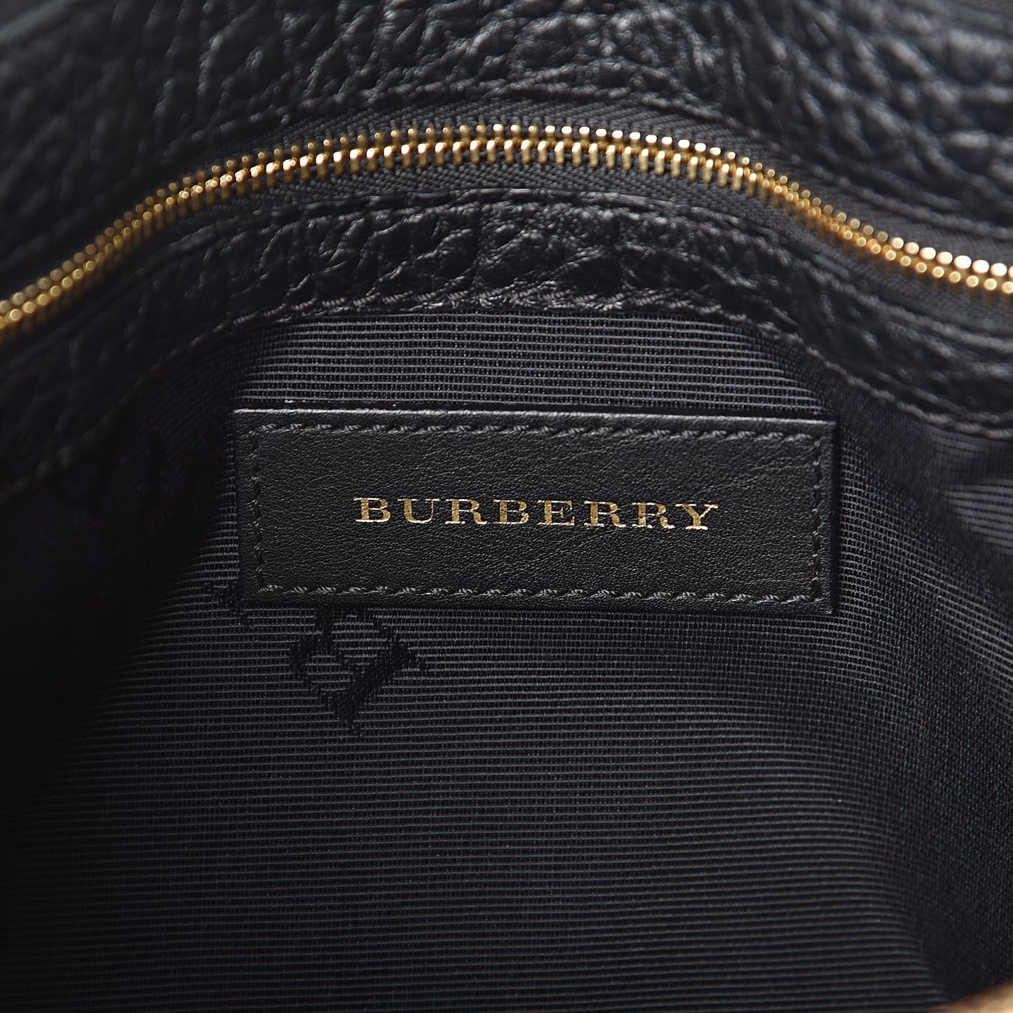 Signature Grain Calfskin Check Embossed Small Chichester Crossbody Clutch Bag Black