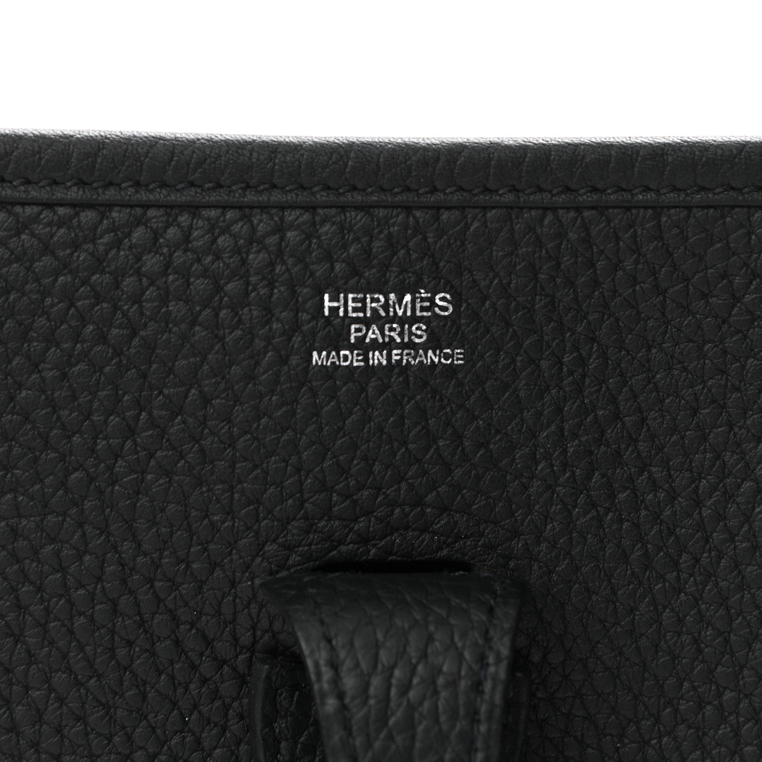 Hermes Taurillon Clemence Evelyne III PM Black 6 of 10