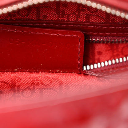 Christian Dior Patent Cannage Large Lady Dior Red 7 of 12