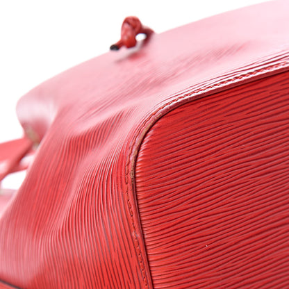 Louis Vuitton Epi Petit Noe Castillan Red 9 of 20