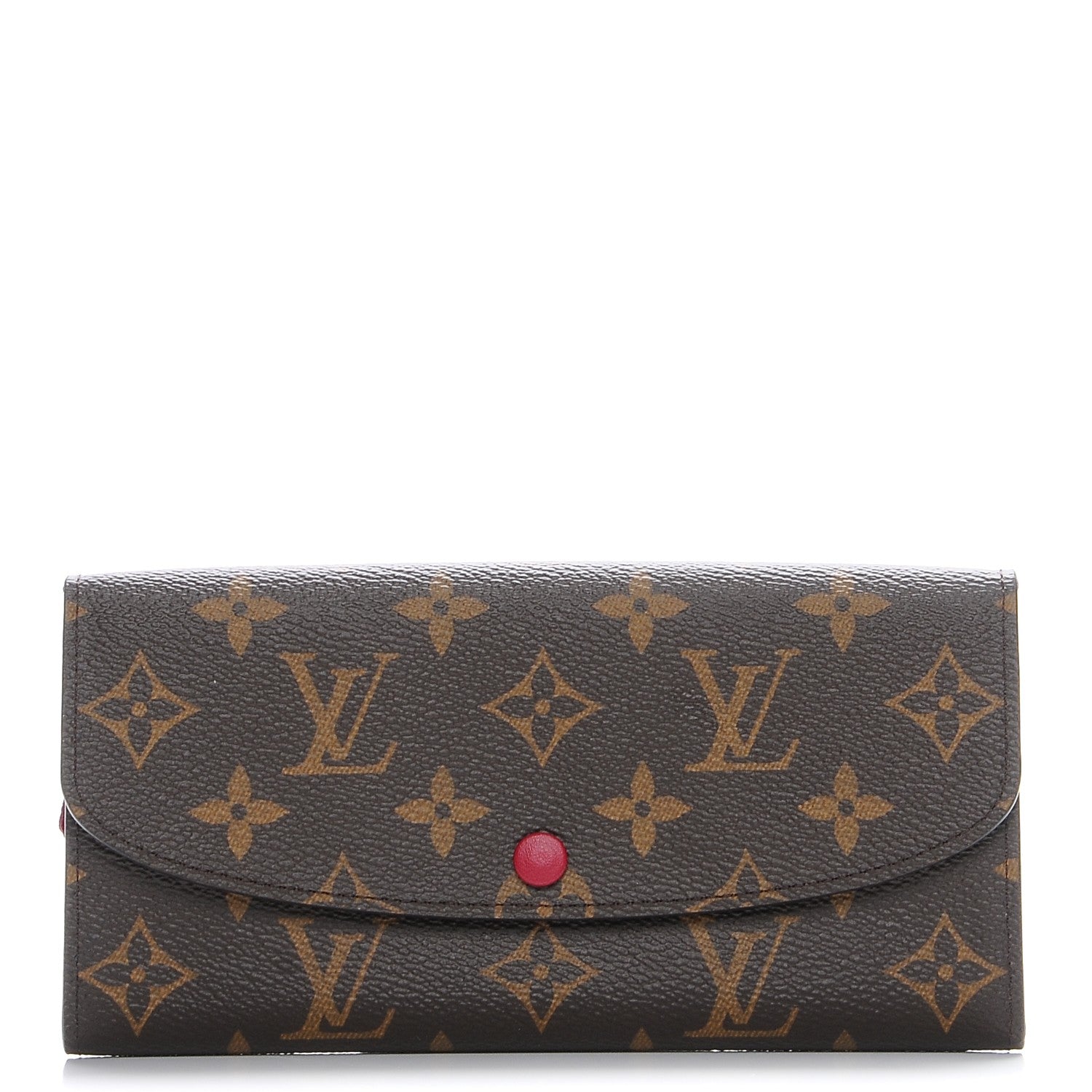 Louis Vuitton Monogram Emilie Wallet Fuchsia 1 of 7