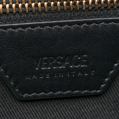 Versace Calfskin Greca Goddess Tote Bag Black 5 of 13