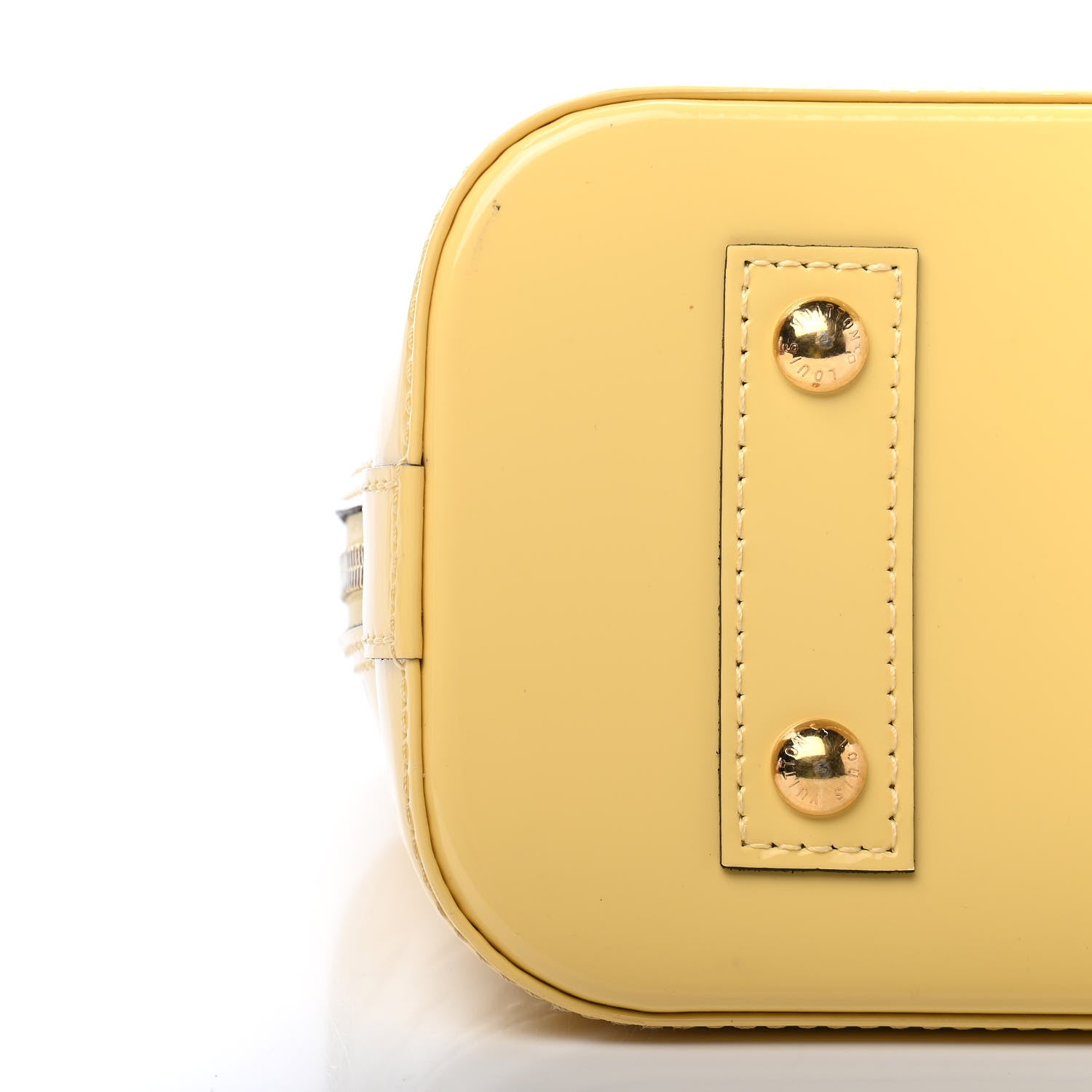 Louis Vuitton Vernis Alma BB Citrine 7 of 10