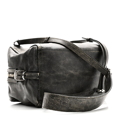 Givenchy Aged Calfskin Small Pandora Mens Crossbody Black Grey 3 of 9