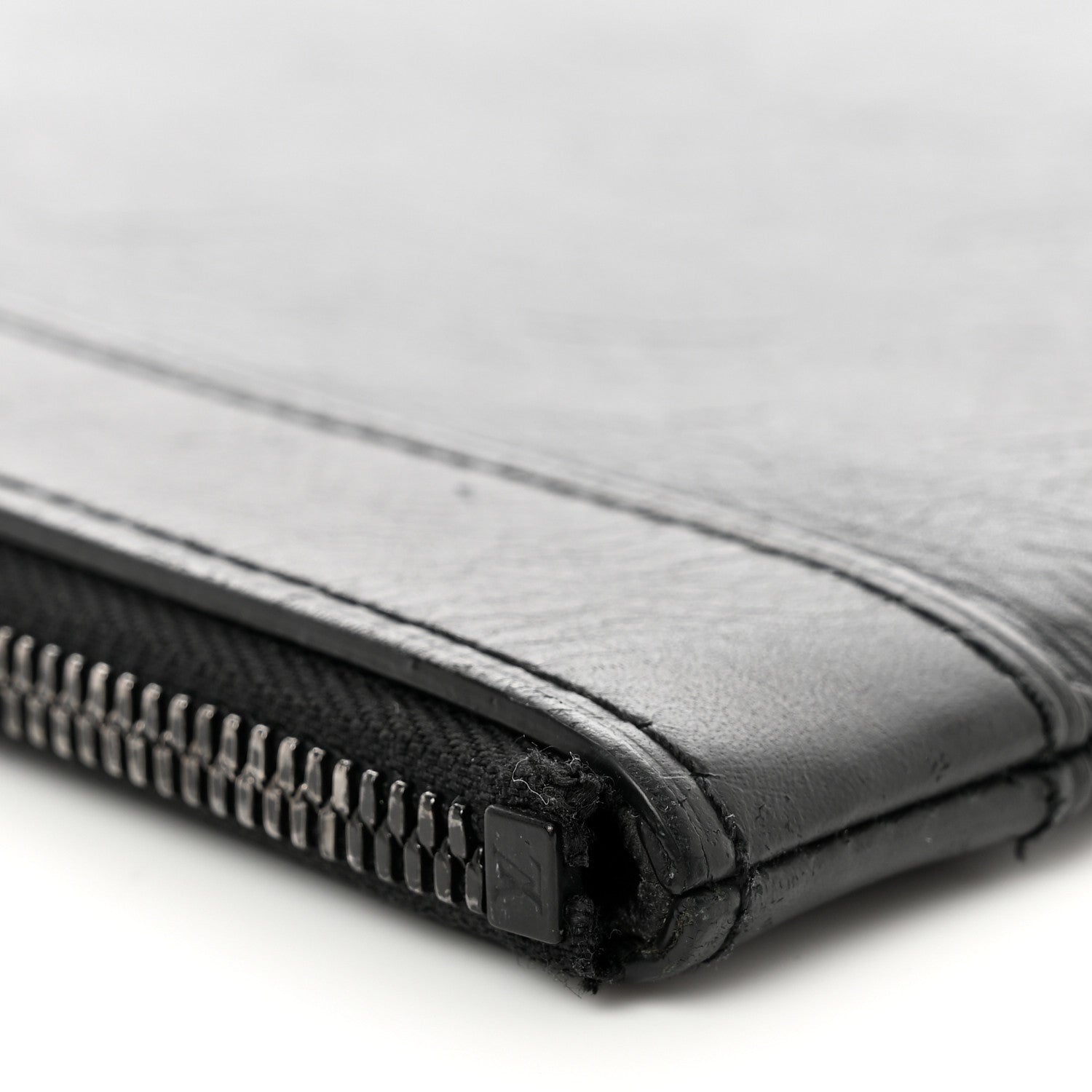 Louis Vuitton Calfskin Monogram Shadow Discovery Pochette Black 8 of 9