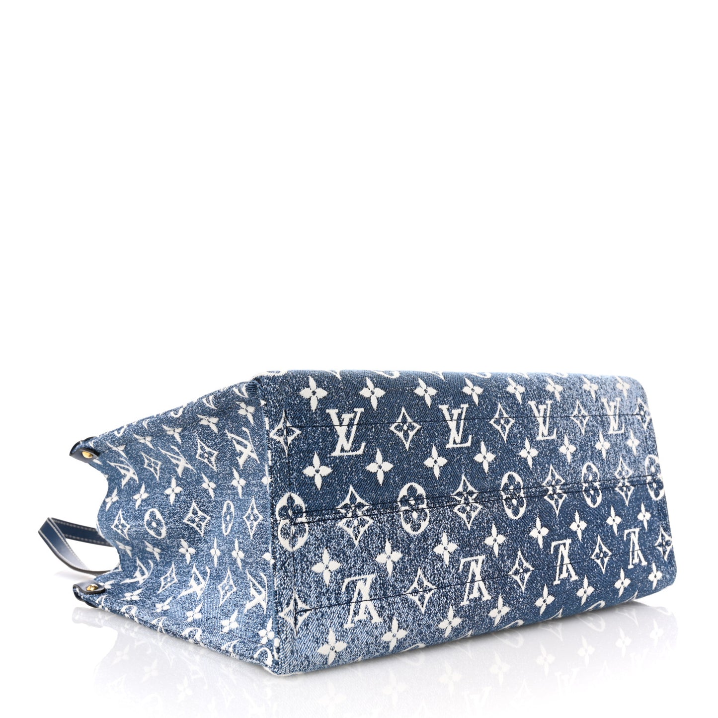 Monogram Jacquard Denim Onthego MM Bleu