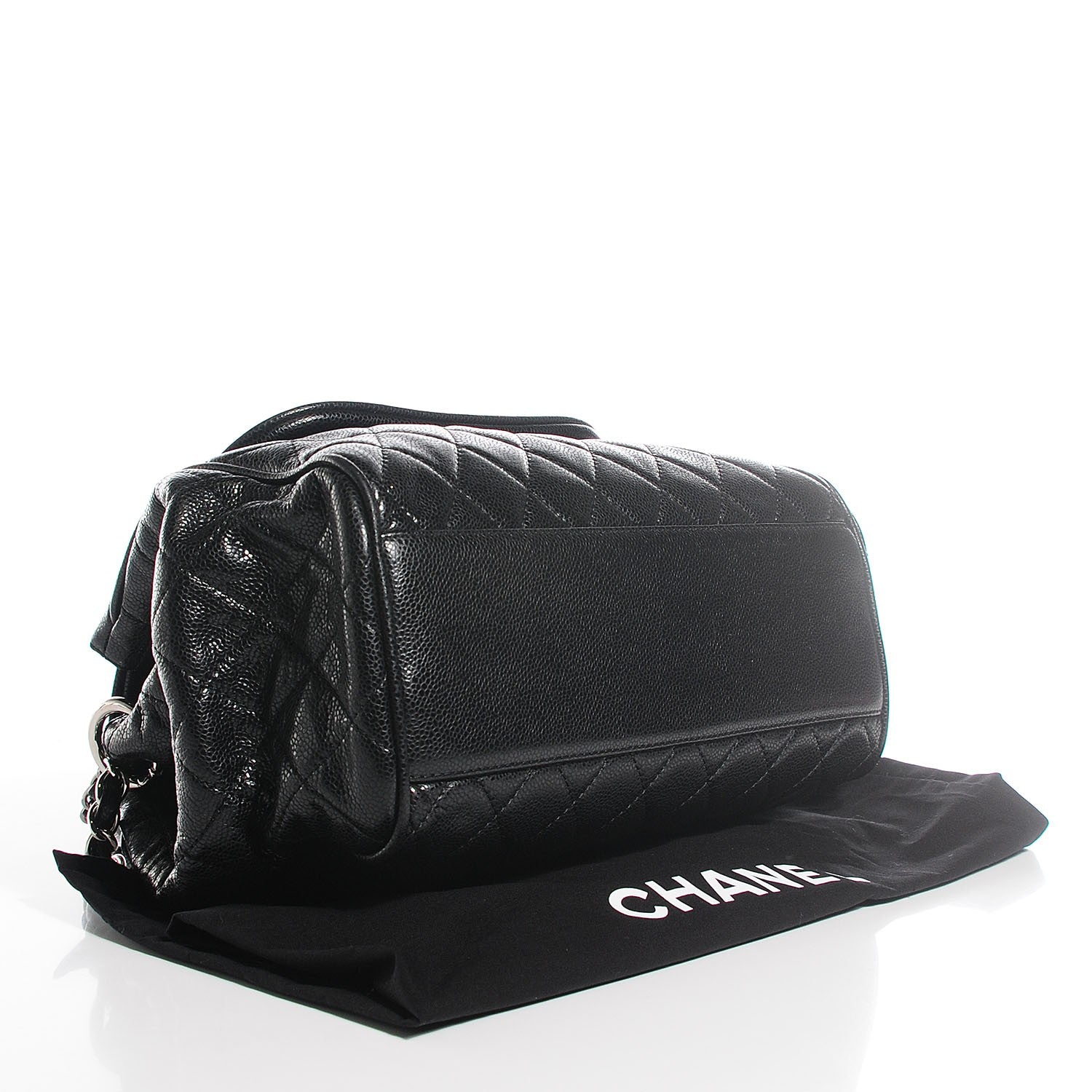 Chanel Caviar Quilted Timeless Accordion Flap Black 4 of 8