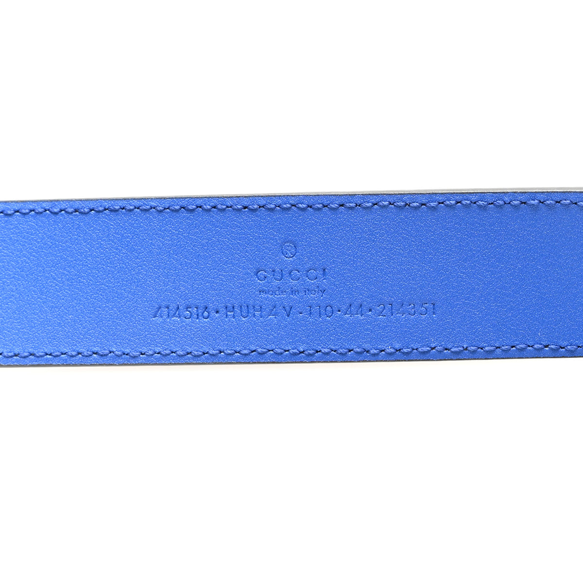 Gucci  GG Crystal Nylon Belt Size 100.40 Blue Gucci Gg Marmont Blue Mens Belt Gucci main image 3