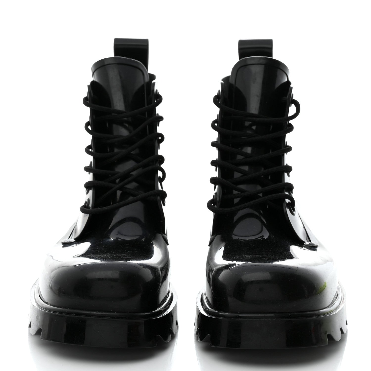 Bottega Veneta Rubber Stride Ankle Boots 42 Black 2 of 7