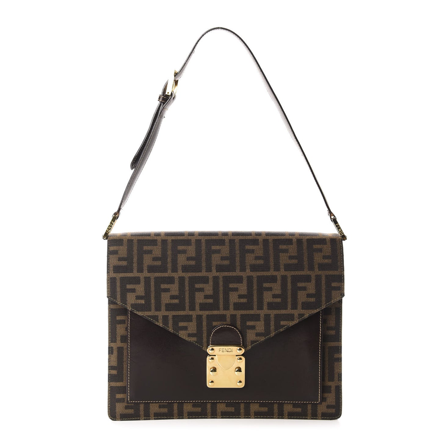 Zucca Calfskin Flap Tobacco Moro