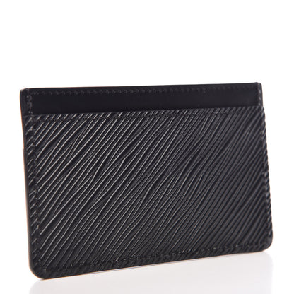 Louis Vuitton Epi Flower Remix Card Holder Black 3 of 7