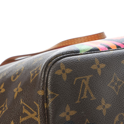 Louis Vuitton Monogram Roses Neverfull MM 13 of 17