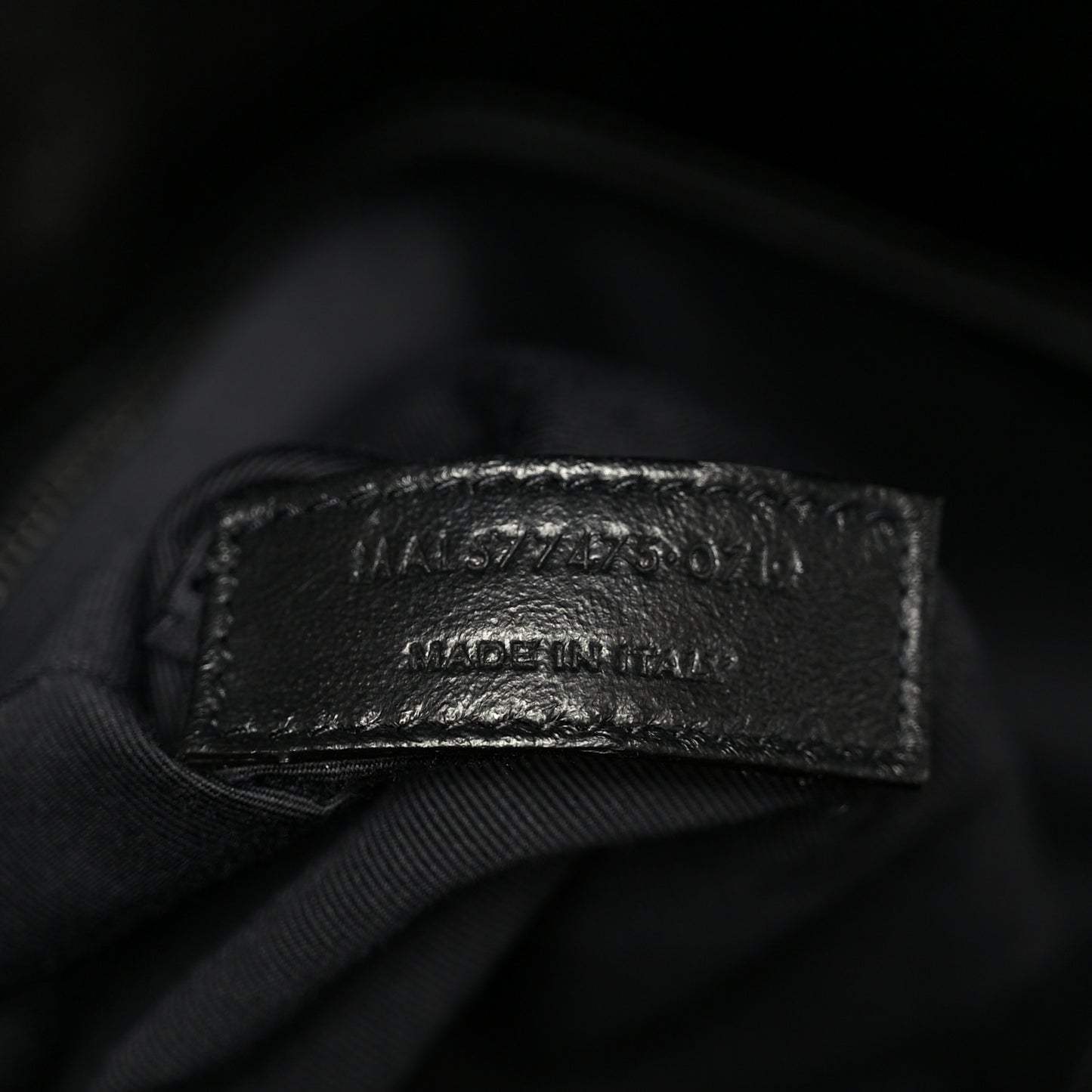 Lambskin Quilted Monogram Monochrome Medium Loulou Puffer Chain Satchel Black