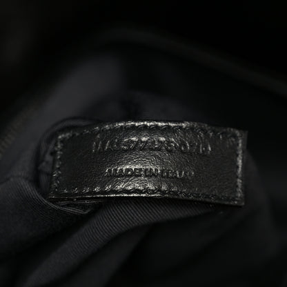 Saint Laurent Lambskin Quilted Monogram Monochrome Medium Loulou Puffer Chain Satchel Black 8 of 11