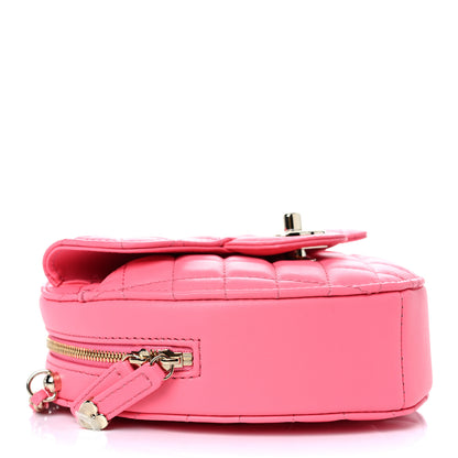 Chanel Lambskin Quilted CC In Love Heart Bag Pink 4 of 11