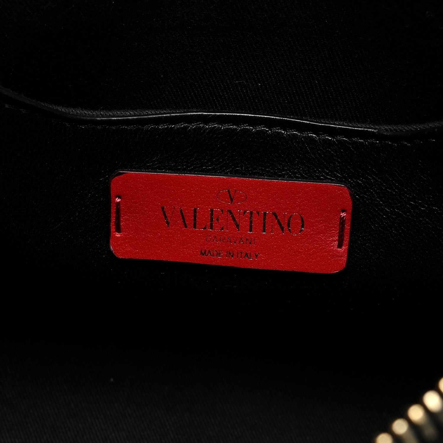 Valentino Garavani VALENTINO GARAVANI Nappa Candystud Shoulder Bag Black 6 of 9