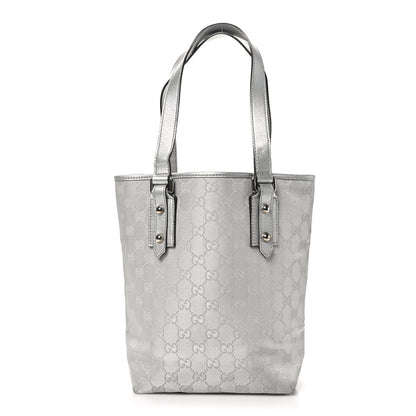 Gucci Monogram Tote Bag Silver 1 of 9