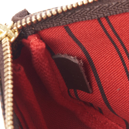Louis Vuitton Damier Ebene Complice Trunks and Bags Mini Pochette Accessories Red 9 of 9