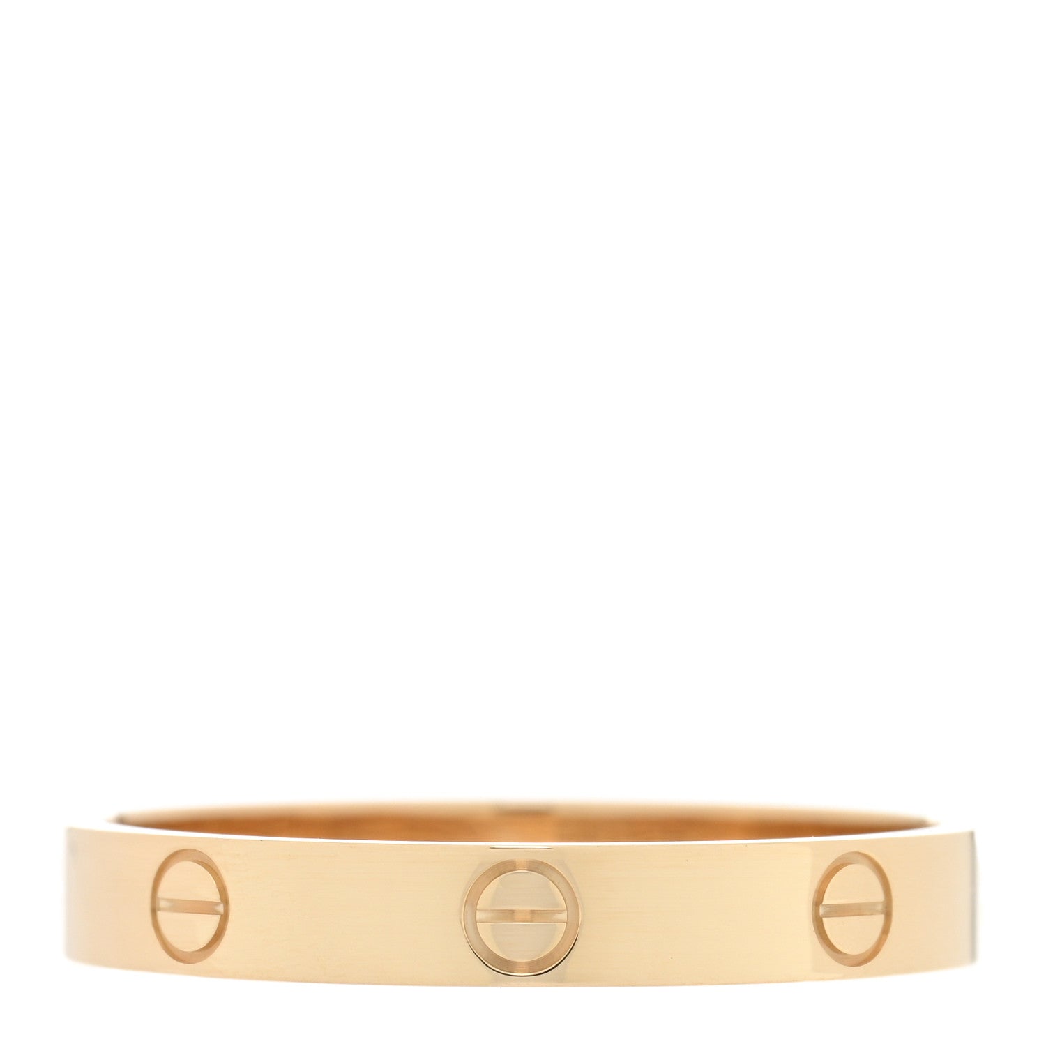 Cartier 18K Yellow Gold 3.5mm LOVE Wedding Band Ring 68 12.25 3 of 4