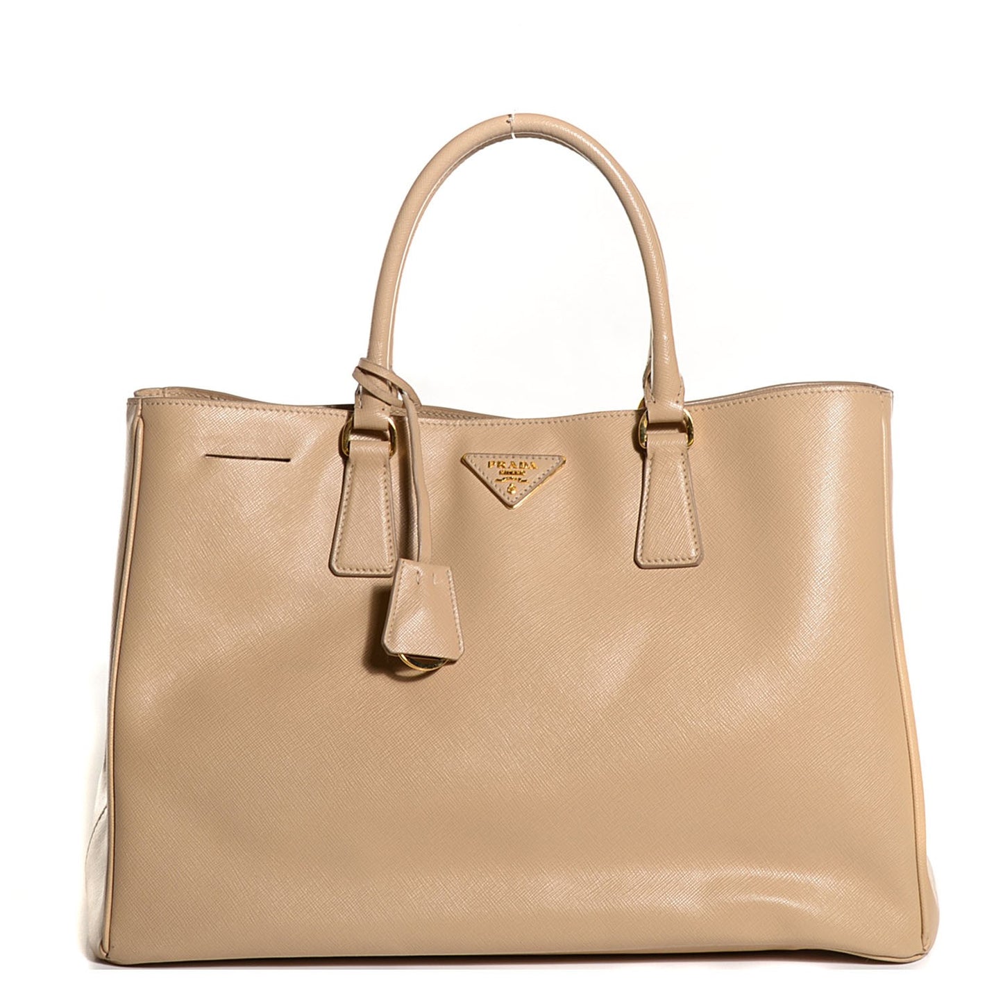 Saffiano Lux Large Tote Sabbia
