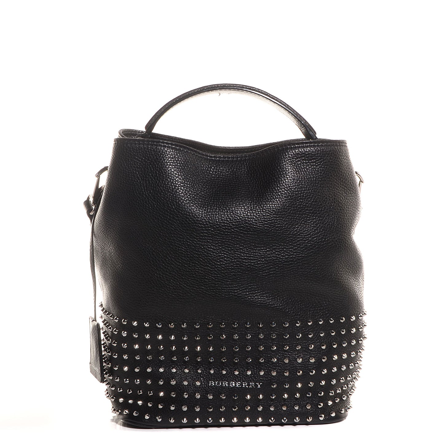 Leather Brit Studded Medium Susanna Hobo Black