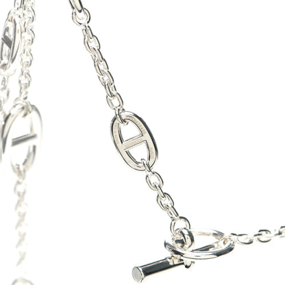 Hermes Sterling Silver Farandole Necklace 160 4 of 4