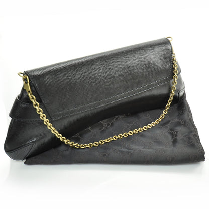 Gucci Leather Horsebit Clutch Bag Black 4 of 9