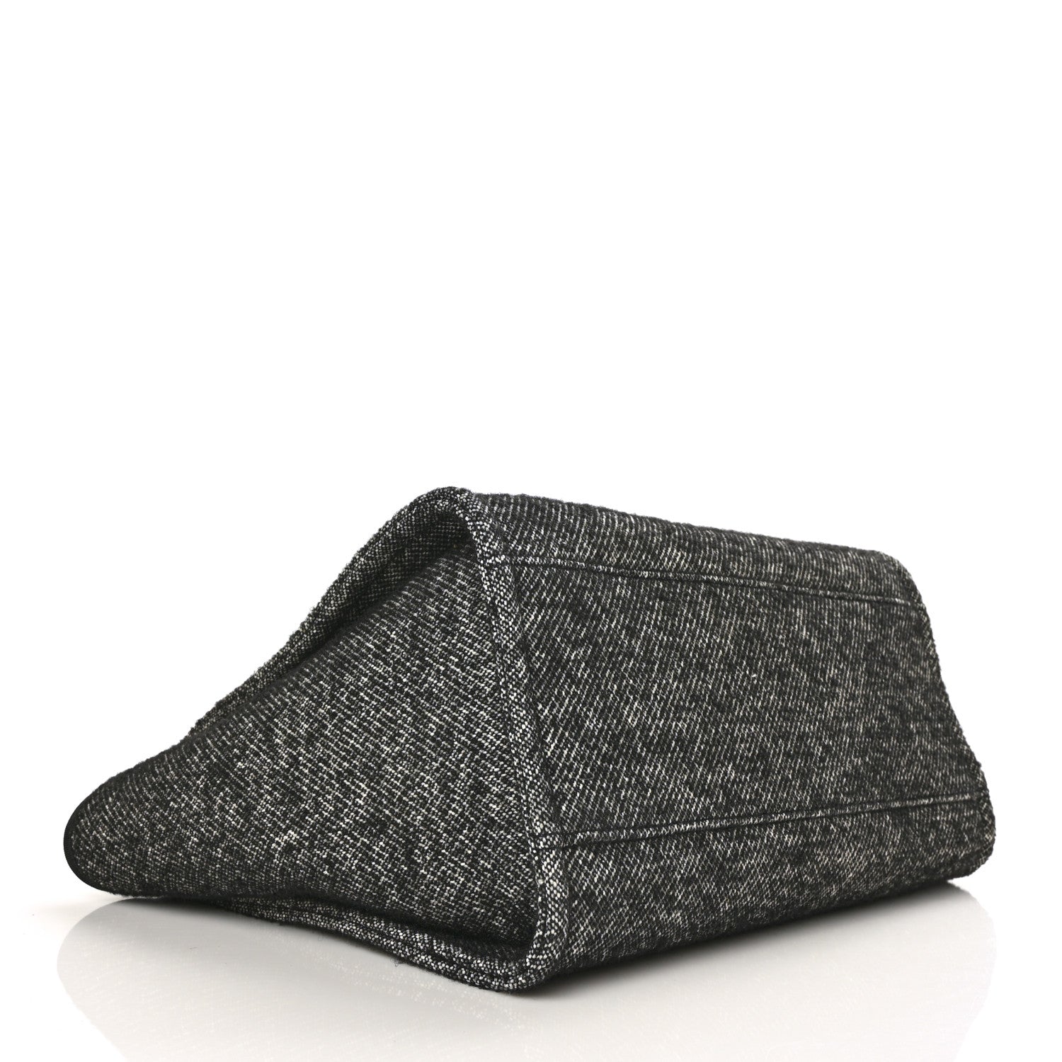 Chanel Mixed Fibers Calfskin Medium Deauville Tote Black 4 of 10