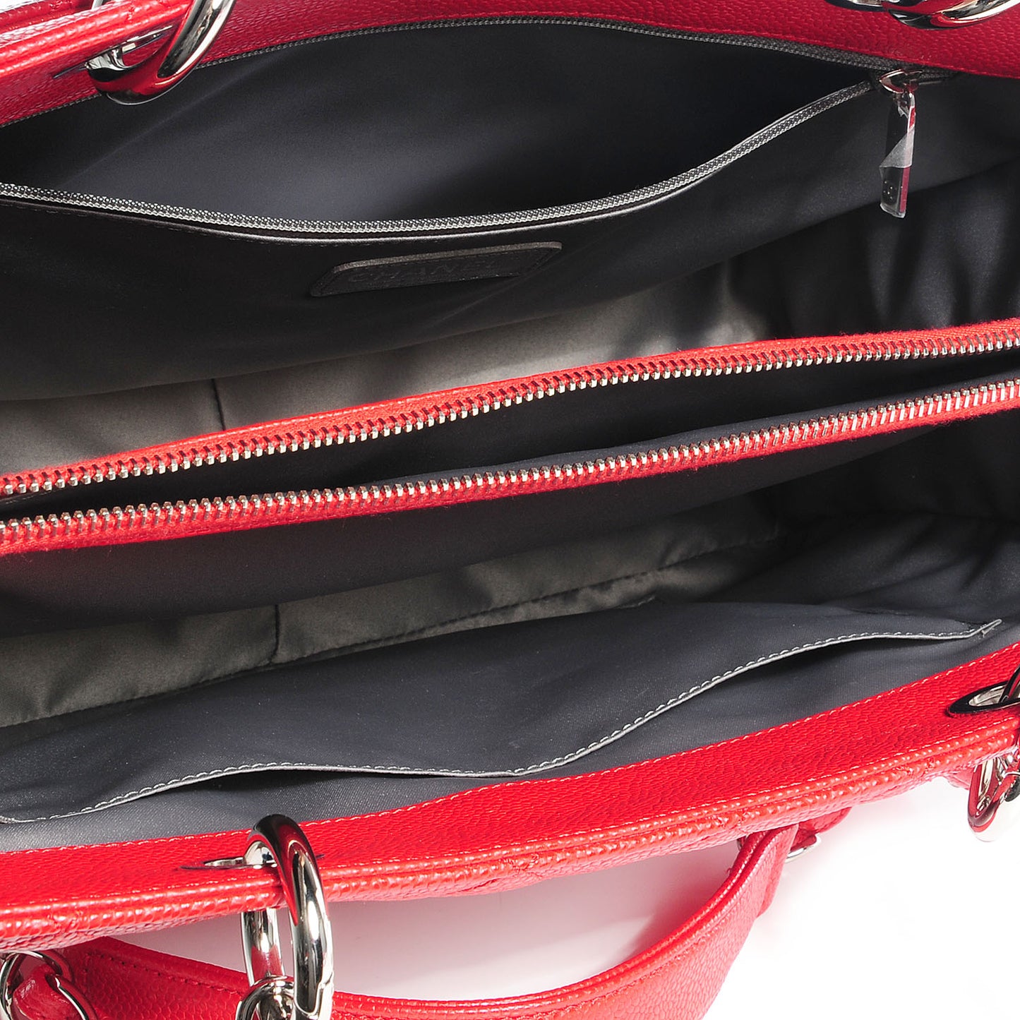 Caviar Grand Shopping Tote GST Red