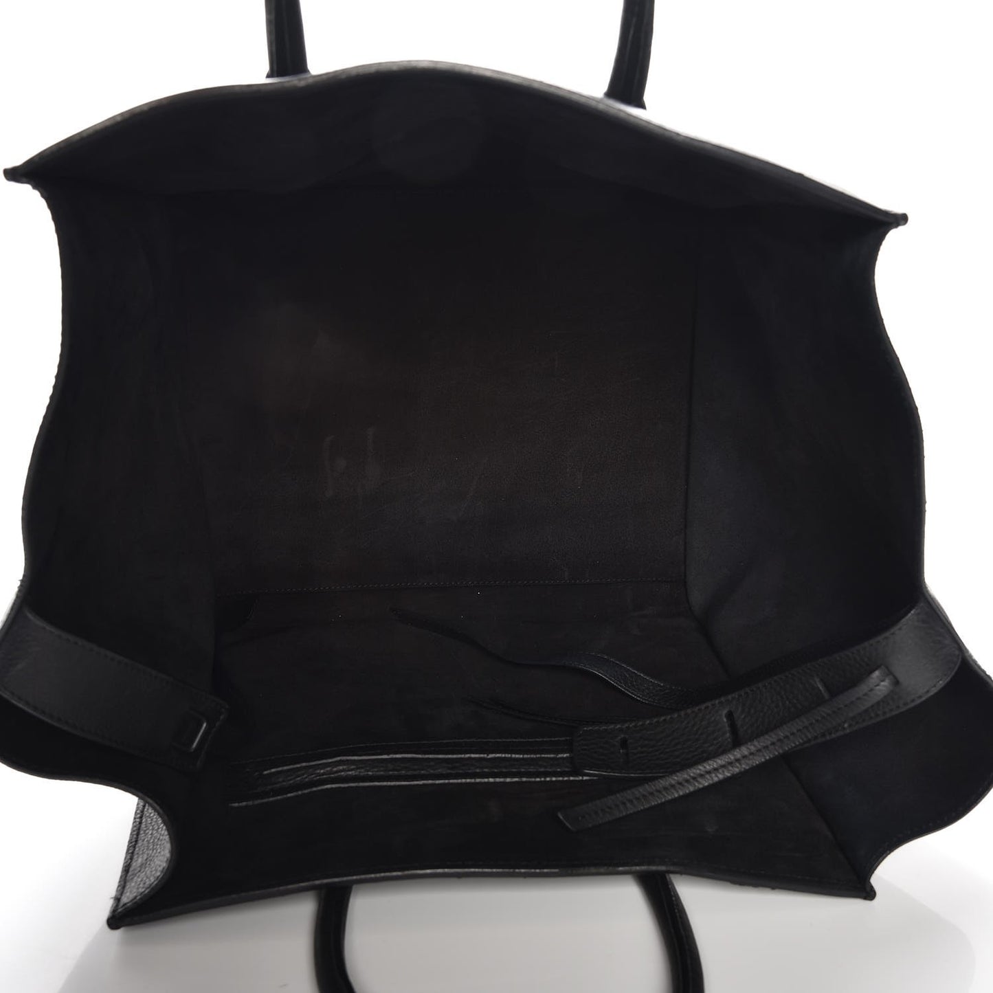 Supple Calfskin Medium Phantom Luggage Black