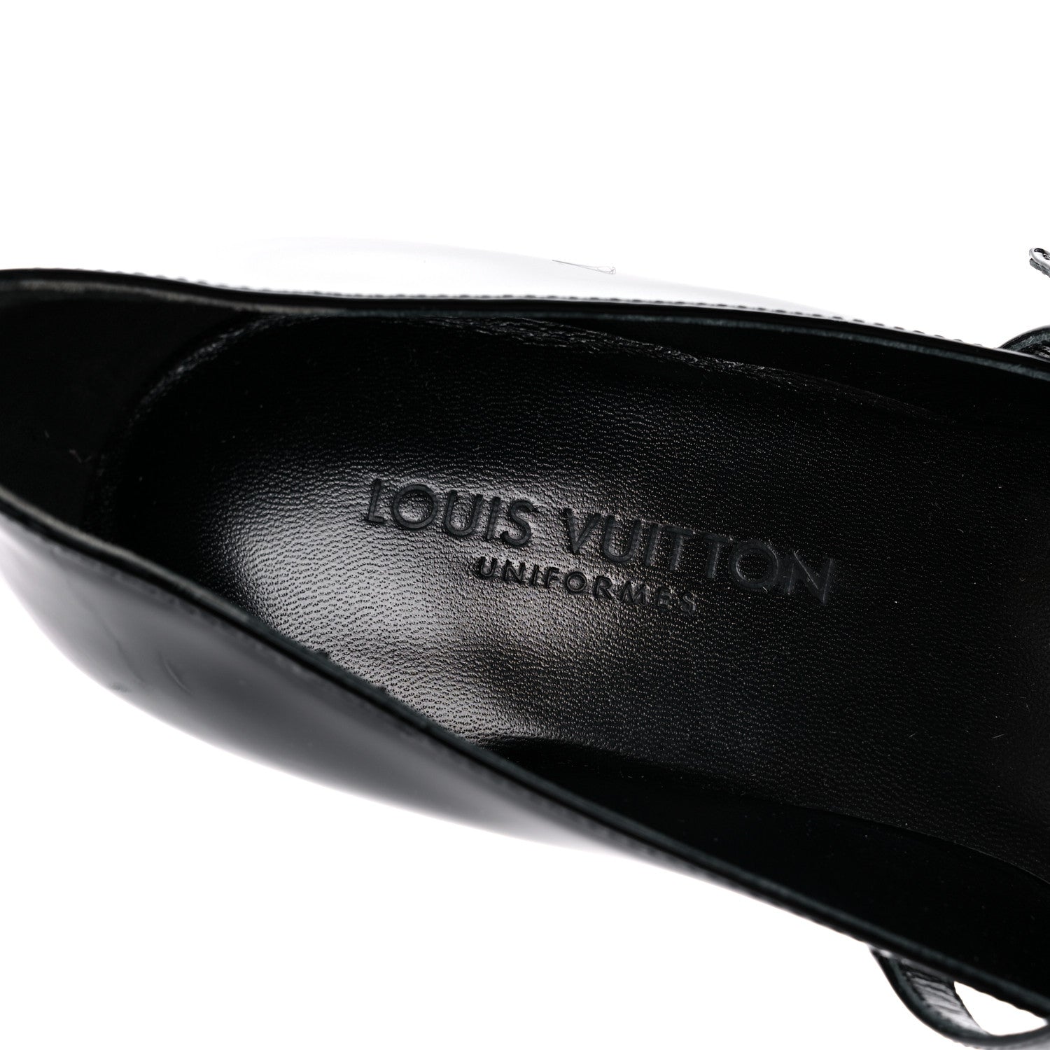 Louis Vuitton Patent Uniformes Silhouette 40mm Pumps 35 Black 9 of 11