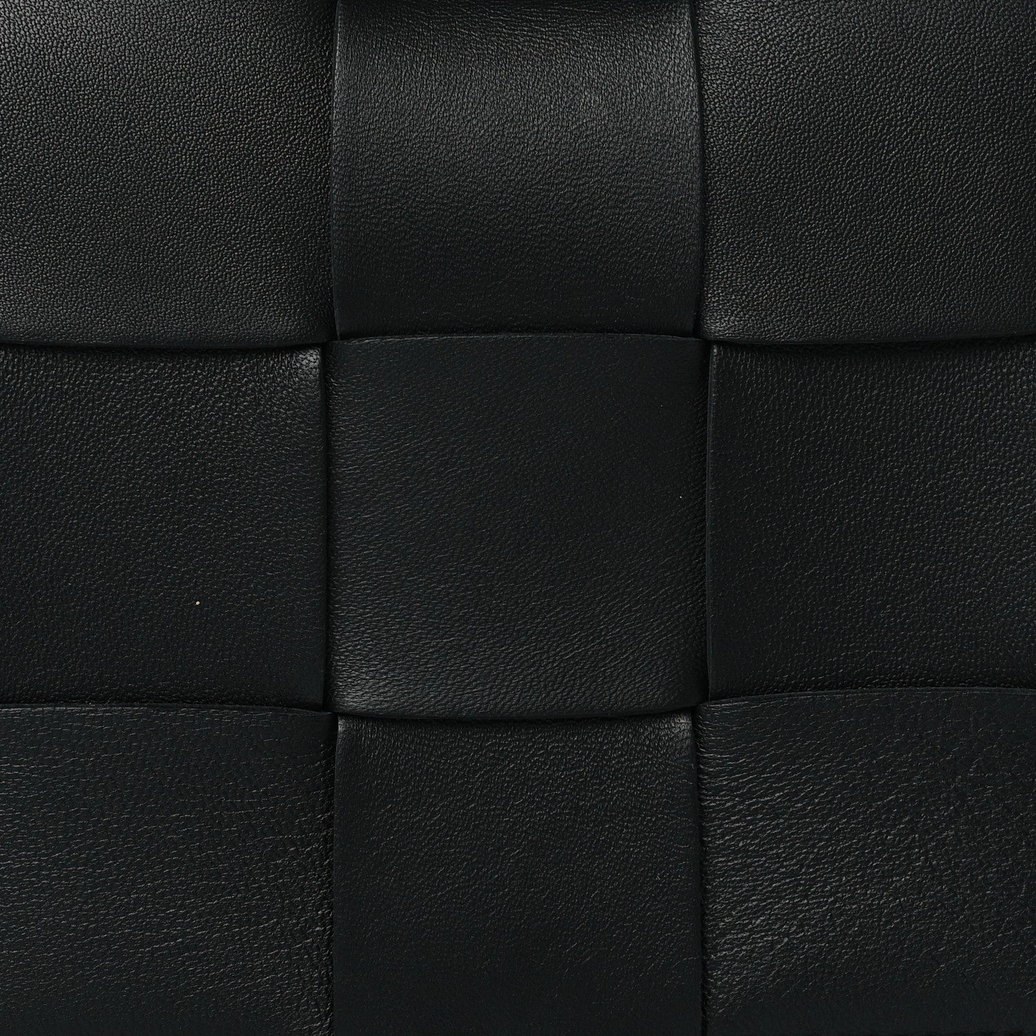 Bottega Veneta Lambskin Maxi Intrecciato Cassette Crossbody Bag Black 7 of 9