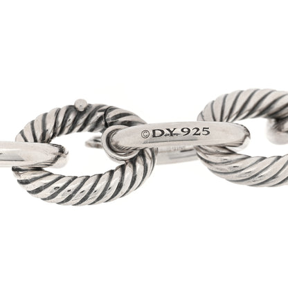 David Yurman Sterling Silver 17mm Extra Large Oval Link Bracelet 3 of 3
