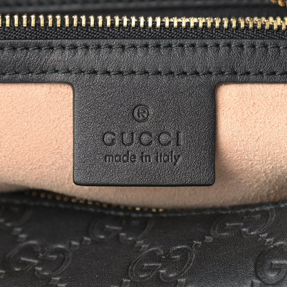 Gucci Guccissima Signature Large Linea A Hobo Black 6 of 12
