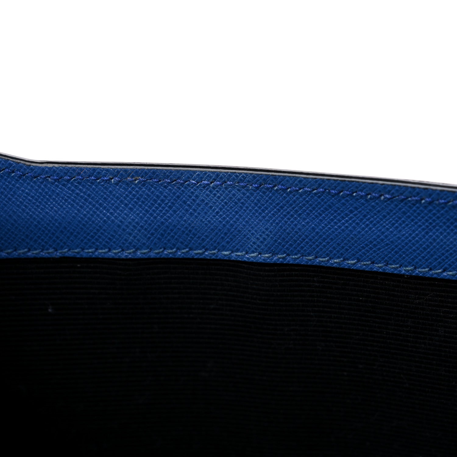 Prada Saffiano Lock Crossbody Bleu 14 of 21