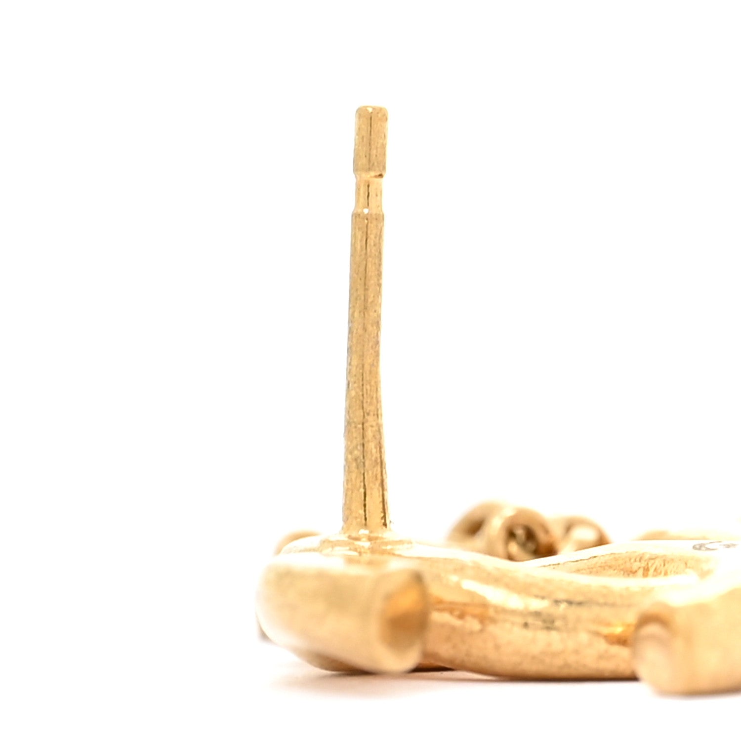 Chanel Chain CC Dangle Earrings Gold 5 of 6