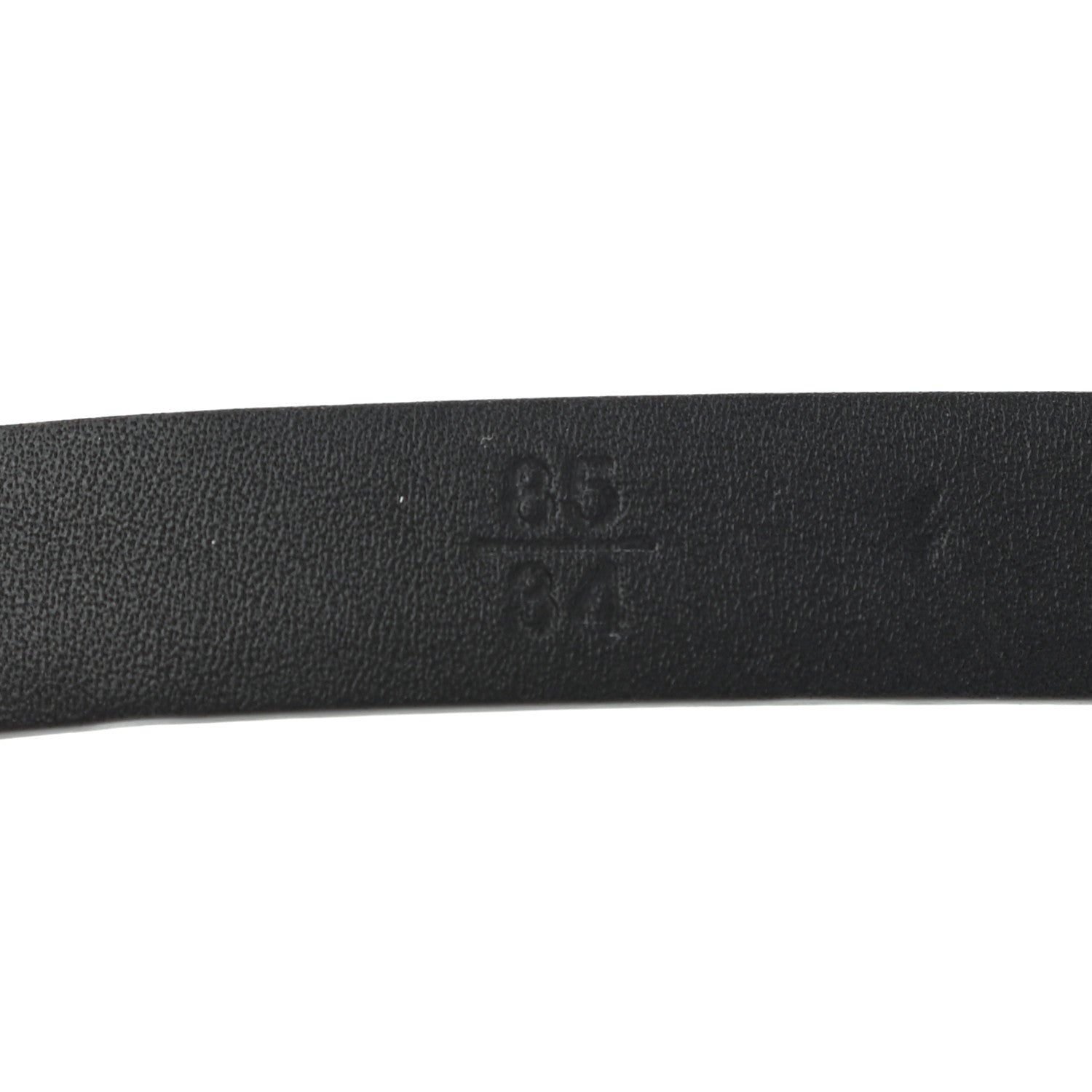 Chanel Calfskin Crystal Logo Belt 85 34 Black 6 of 9