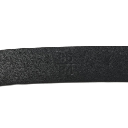 Chanel Calfskin Crystal Logo Belt 85 34 Black 6 of 9