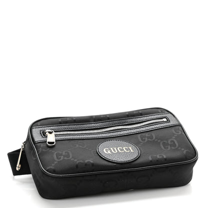 Gucci Econyl Nylon Monogram Off The Grid Belt Bag Black 4 of 9