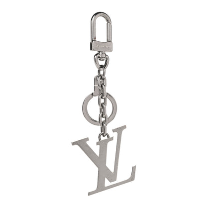 Louis Vuitton LV Facettes Bag Charm Key Holder Silver 1 of 10