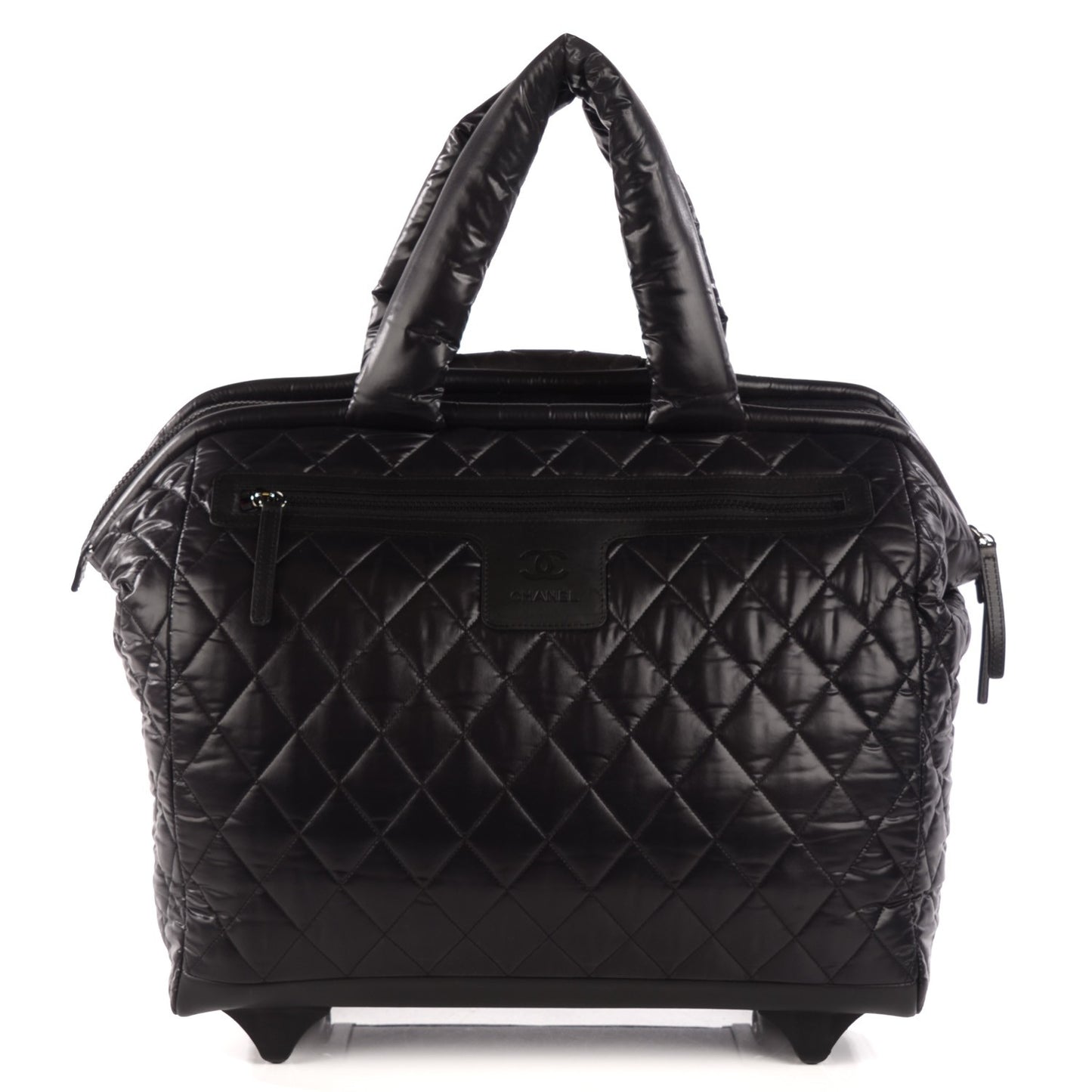 Nylon Quilted Coco Cocoon Trolley Black