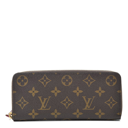 Louis Vuitton Monogram Clemence Wallet Fuchsia 1 of 8