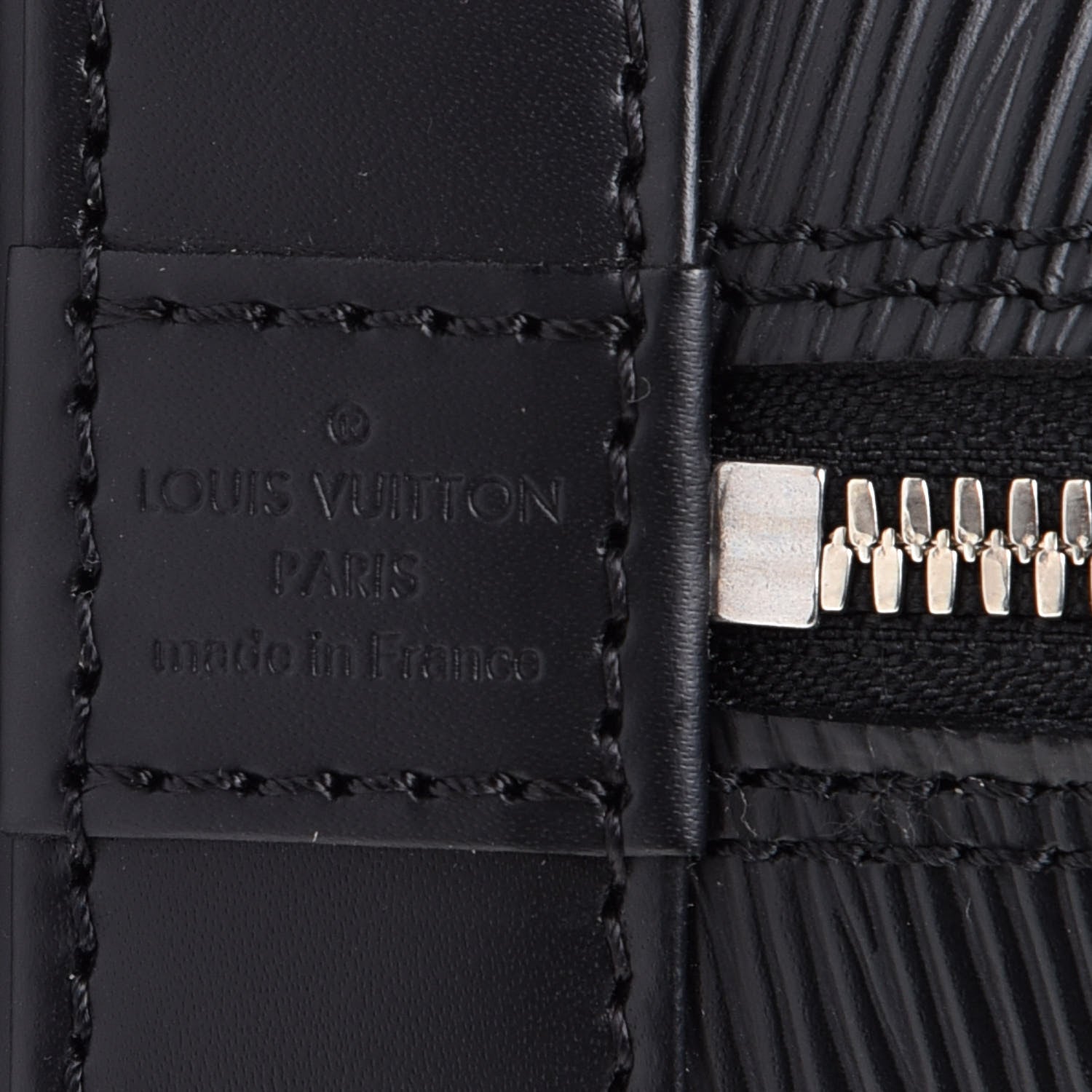 Louis Vuitton Epi Alma BB Black 9 of 12