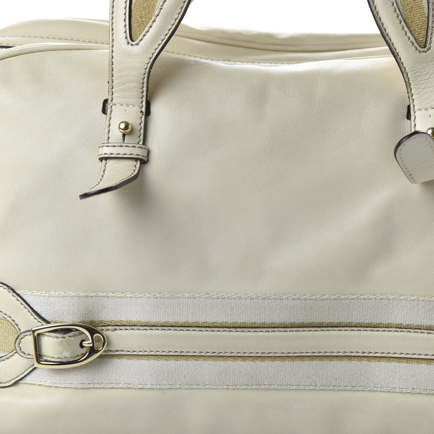Calfskin Signature XL Bowler Ivory
